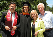 Member hosts attended the graduation of internationals they hosted through the year.