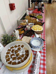 Foods served at International Spouse Coffee event